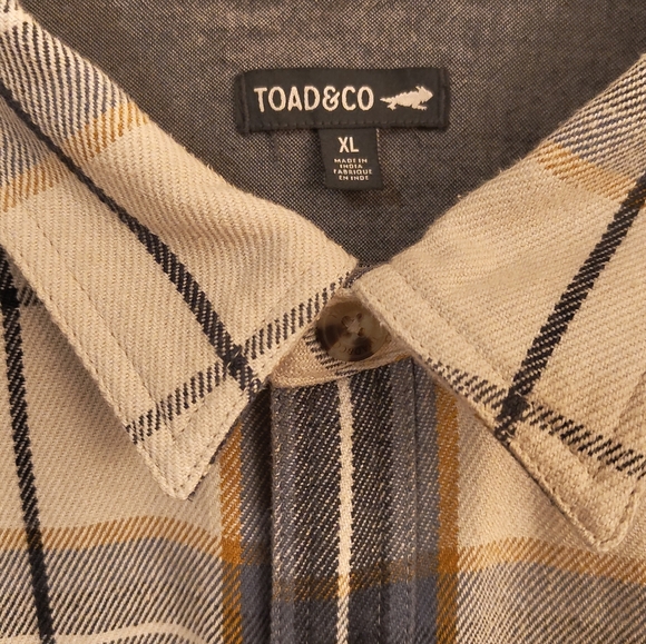 Toad & Co: Ranchero LS Flannel - XL - Picture 5 of 8